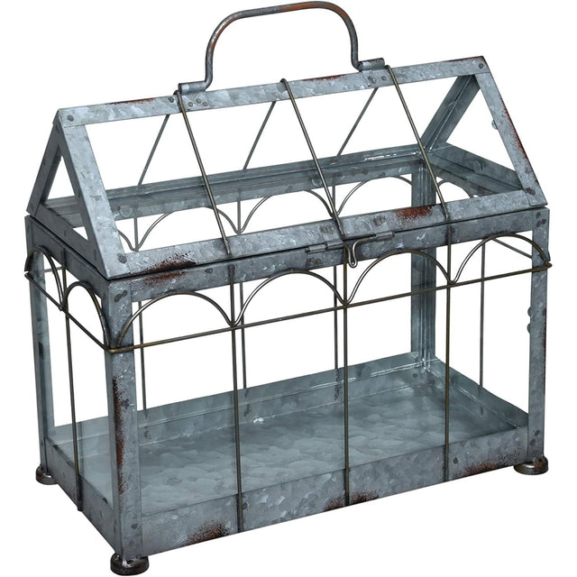Esschert Design Small Indoor Plant Greenhouse with Lockable Lid - Home Deco London