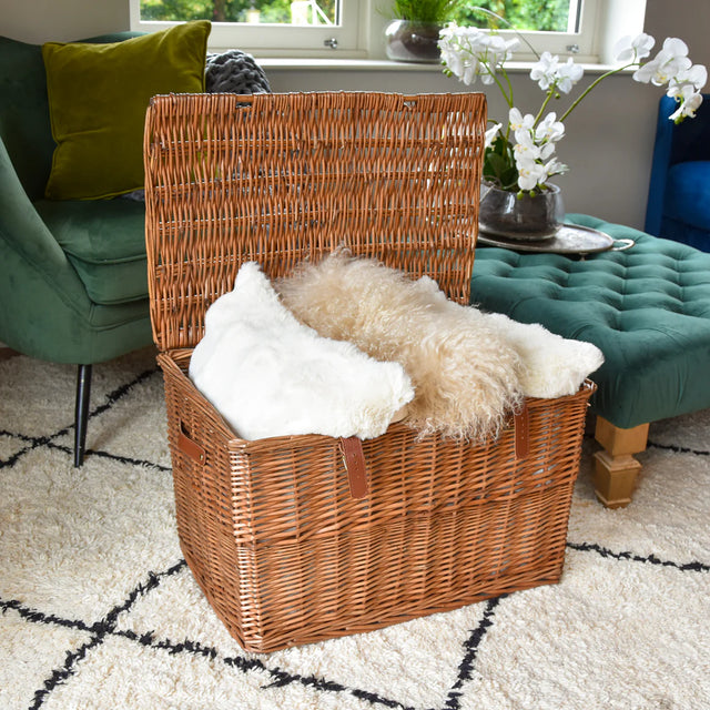 Handcrafted Extra Large Luxury Hamper made from high-quality natural wicker, a perfect choice for those searching for an extra large hamper.