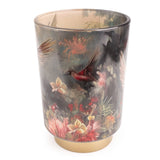 Glass LED Lantern- Hummingbird