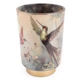 Glass LED Lantern- Hummingbird