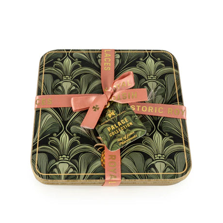 Close-up view of Green Coasters with Art Deco Fan Pattern showcasing detailed scalloped design, ideal art deco coasters for stylish dining.