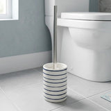Toilet Brush Holder Harbour Stripe Bathroom