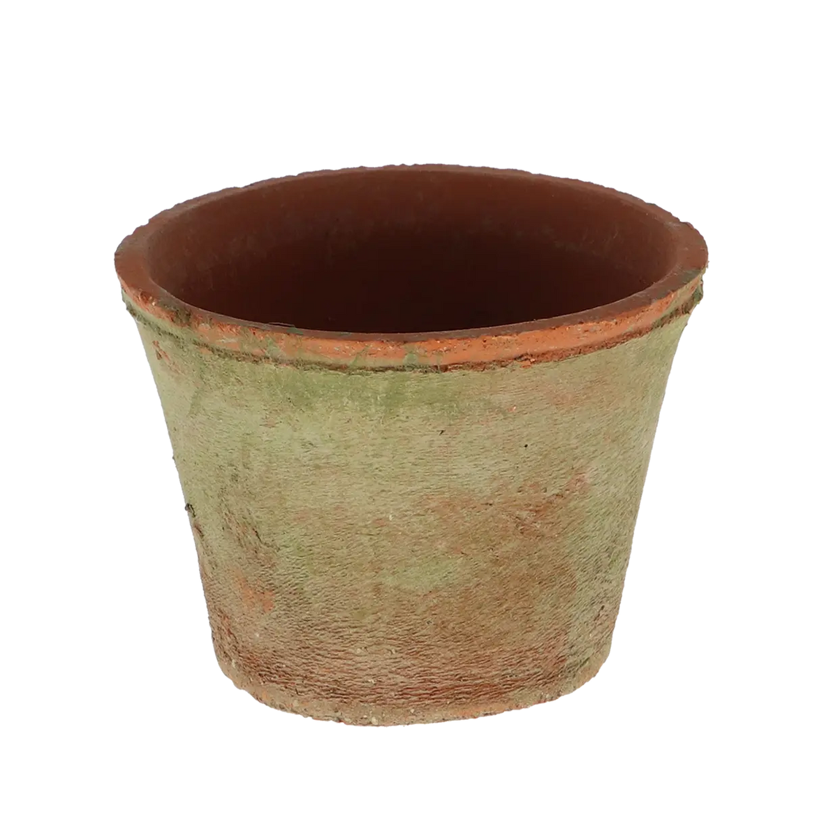 Handmade 16cm Aged Terracotta Flower Pot - Stylish Garden Planter by Esschert Design - Home Deco London
