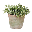 Handmade 16cm Aged Terracotta Flower Pot - Stylish Garden Planter by Esschert Design - Home Deco London