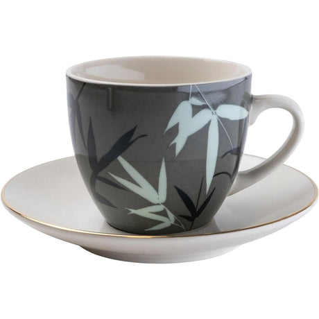 Heron Design Tea Cup& Saucers Set of 4 - Home Deco London