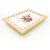 Highland Cow Lap Tray with Cushioned Base - Home Deco London
