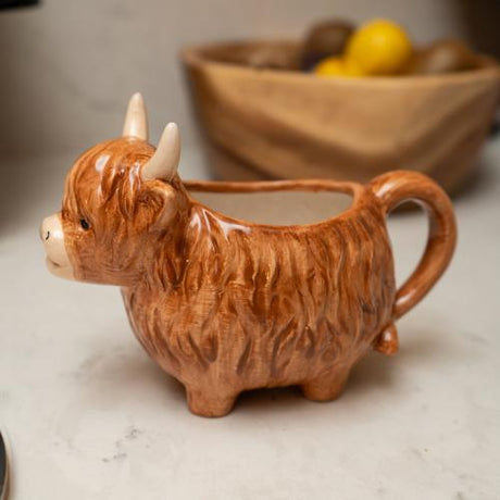 Highland Cow Gravy Boat 250ML - Home Deco London