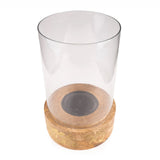 Hurricane Lantern Clear Glass - Fig & Pomegranate