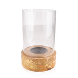 Hurricane Lantern Clear Glass - Fig & Pomegranate