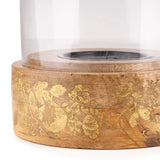 Hurricane Lantern Clear Glass - Fig & Pomegranate