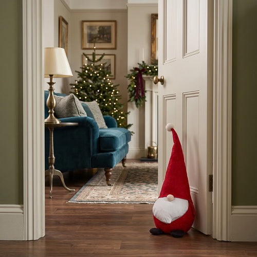 Christmas Gonk Door Stop with Ho Ho Ho Detail