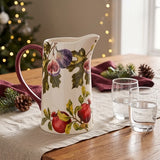 Ceramic Pitcher Large Jug Fig & Pomegranate