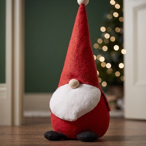Christmas Gonk Door Stop with Ho Ho Ho Detail