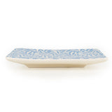 Jeff Banks Ceramic Bathroom Set Leafy Trellis Blue - Home Deco London