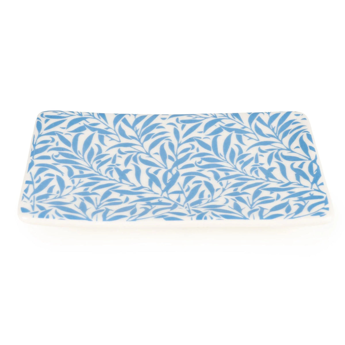 Jeff Banks Ceramic Bathroom Set Leafy Trellis Blue - Home Deco London
