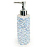 Jeff Banks Ceramic Bathroom Set Leafy Trellis Blue - Home Deco London