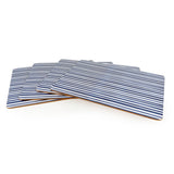 Jeff Banks Set of 4 Placemats - Leafy Stripes Blue