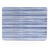 Jeff Banks Set of 4 Placemats - Leafy Stripes Blue