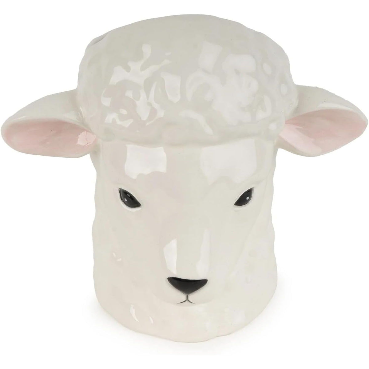 Julia Sheep Ceramic White Utensil Holder - Home Deco London