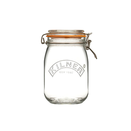 Kilner 1 Litre Airtight Storage Jar Classic Clip Top - Home Deco London