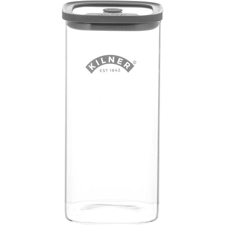 Kilner Fresh Tall Storage Square Jar 1.5 Litre - Home Deco London