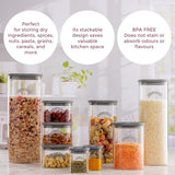 Kilner Fresh Tall Storage Square Jar 2 Litre - Home Deco London