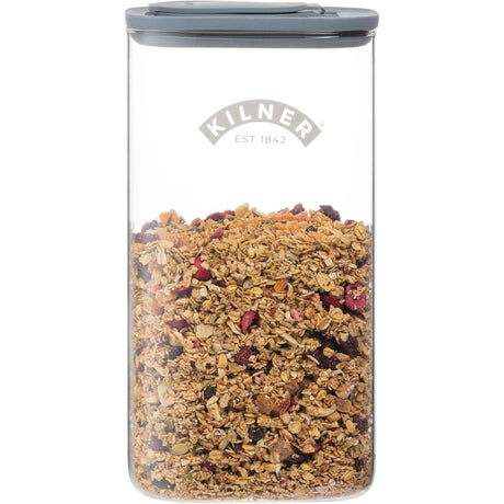 Kilner 3 Litre Glass Cereal Dispenser with Airtight Lid - Home Deco London