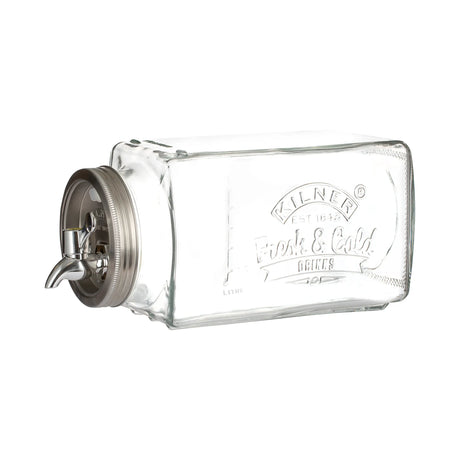 Kilner® 3 Litre Glass Fridge Drinks Dispenser - Home Deco London