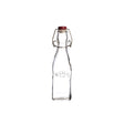 Kilner Clip Top Square Bottle 0.25 Litre Pack of 4 - Ideal for storing homemade sauces and drinks, these clip top bottles feature a traditional design and airtight seal.