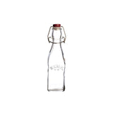 Kilner Clip Top Square Bottle 0.25 Litre Pack of 4 - Ideal for storing homemade sauces and drinks, these clip top bottles feature a traditional design and airtight seal.