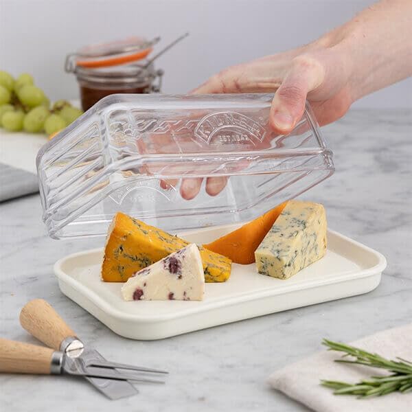 Kilner Glass Cheese Storage Dish with Dual Function - Home Deco London