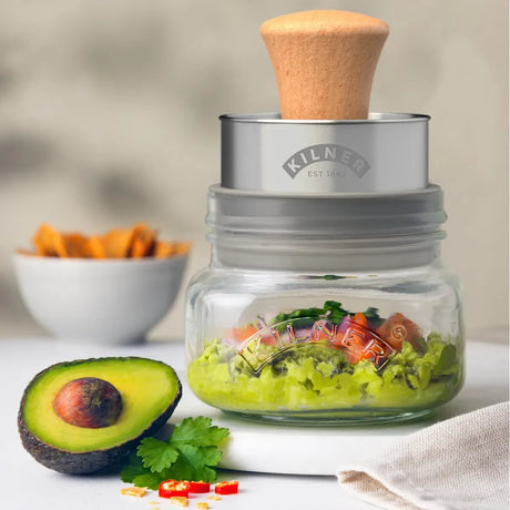Kilner Mash And Store Set - 0.5L Glass Jar - Home Deco London