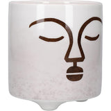 KitchenCraft Face Planter Pot Ceramic Indoor Plant Pot - Home Deco London