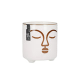 KitchenCraft Terracotta Face Design Ceramic Pot - Home Deco London