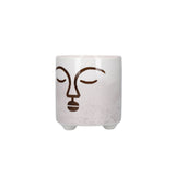 KitchenCraft Terracotta Face Design Ceramic Pot - Home Deco London