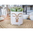 KitchenCraft Terracotta Face Design Ceramic Pot - Home Deco London