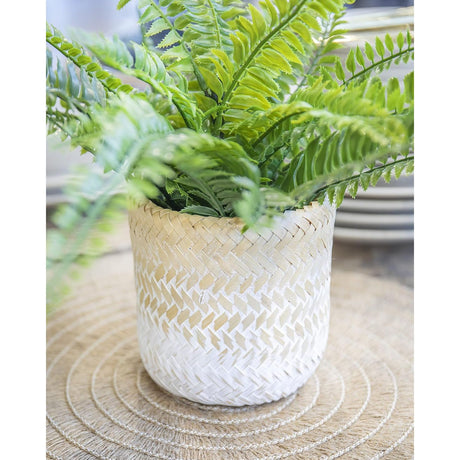 KitchenCraft Natural Woven Planter 12cm - Home Deco London