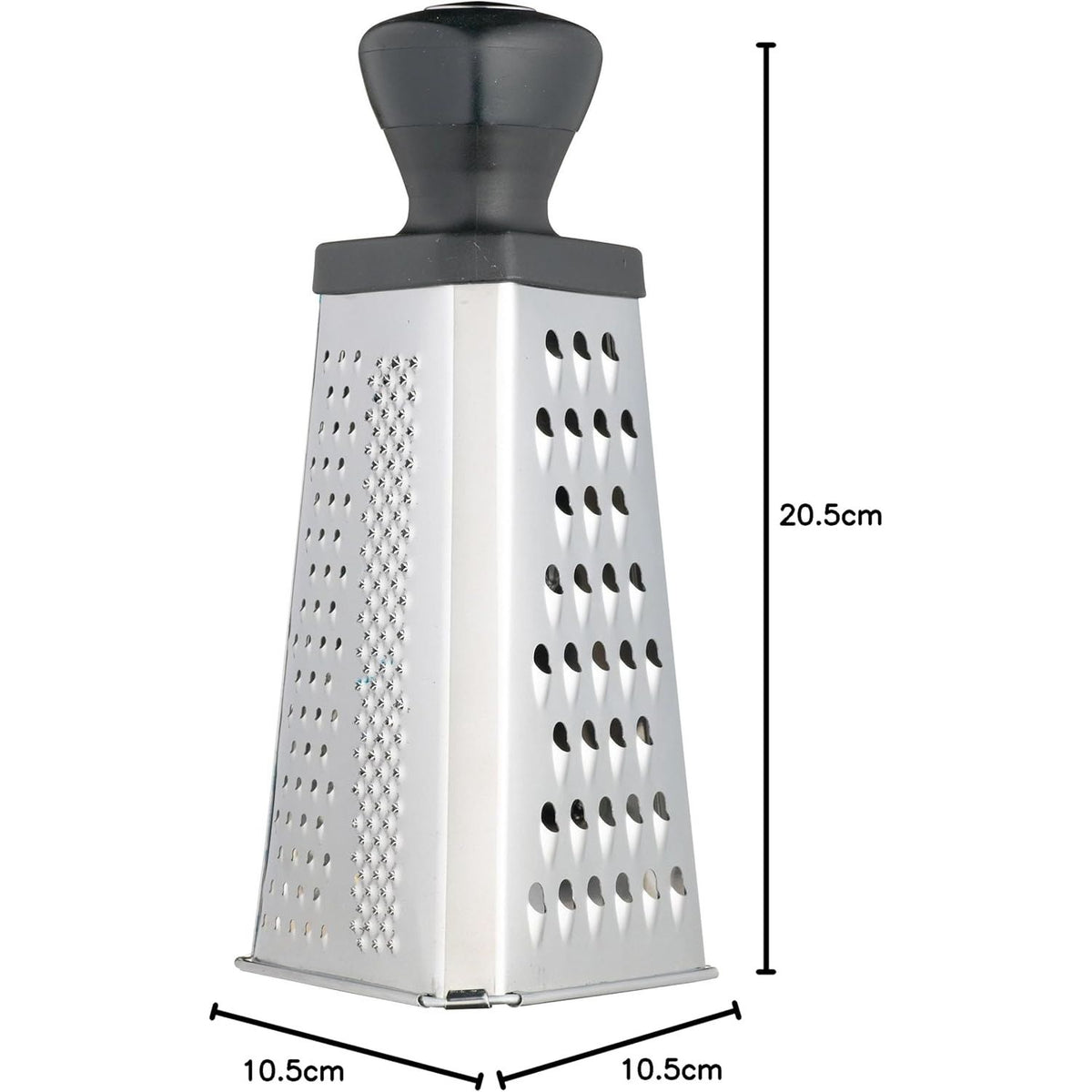 KitchenCraft Stainless Steel 20cm Triangular Box Grater - Home Deco London