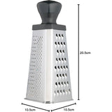 KitchenCraft Stainless Steel 20cm Triangular Box Grater - Home Deco London