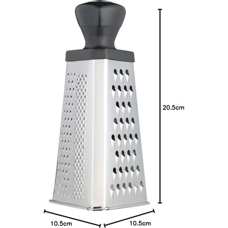KitchenCraft Stainless Steel 20cm Triangular Box Grater - Home Deco London