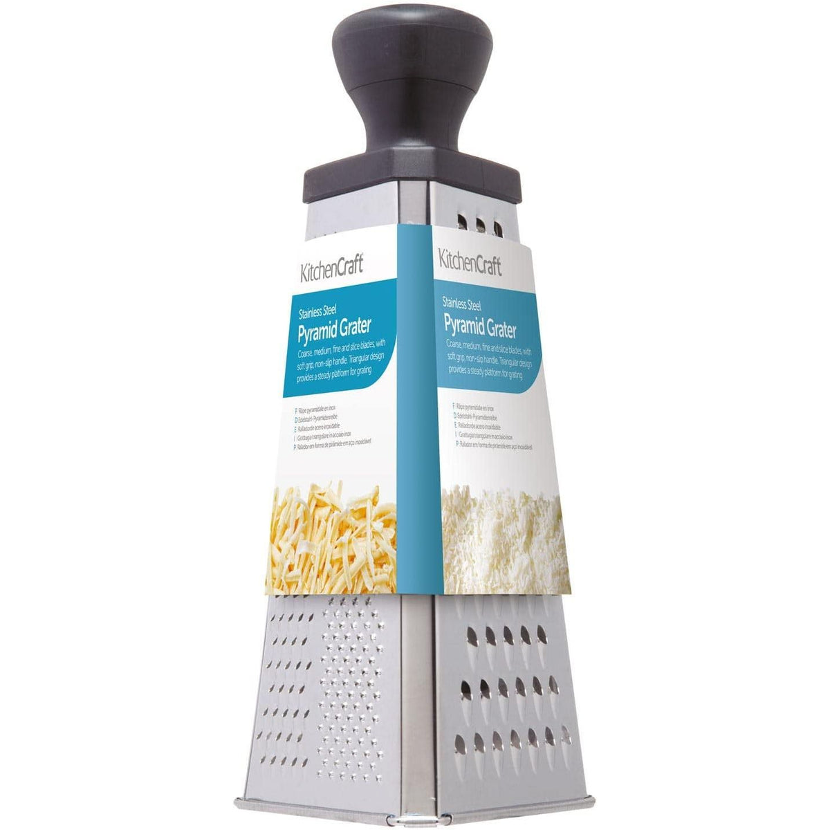 KitchenCraft Triangular Large Kitchen Grater 26cm - Home Deco London