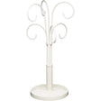 KitchenCraft Classic Collection Wrought Iron Mug Tree Stand Cream - Home Deco London