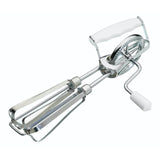 KitchenCraft Manual Stainless Steel Rotary Whisk with Side Handle - Home Deco London