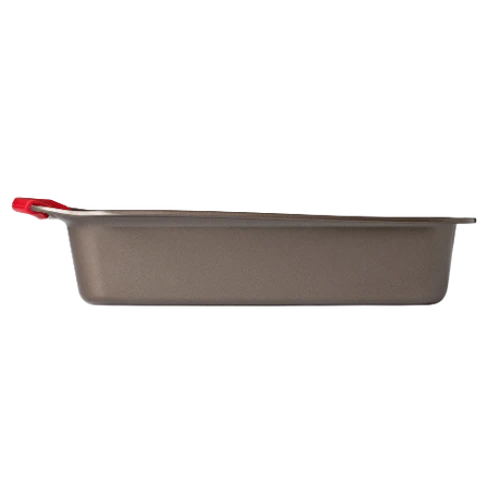 Pyrex asimetriA Metal loaf tin with silicone handle 30cm