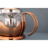 La Cafetière 1.2L Glass Copper Teapot with Infuser - Home Deco London