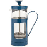 Close-up of La Cafetière Monaco Glass/Stainless Steel Cafetière 3 Cup, showcasing the fine-mesh filter that enhances coffee flavour, ideal for a glass cafetiere 3 cup.