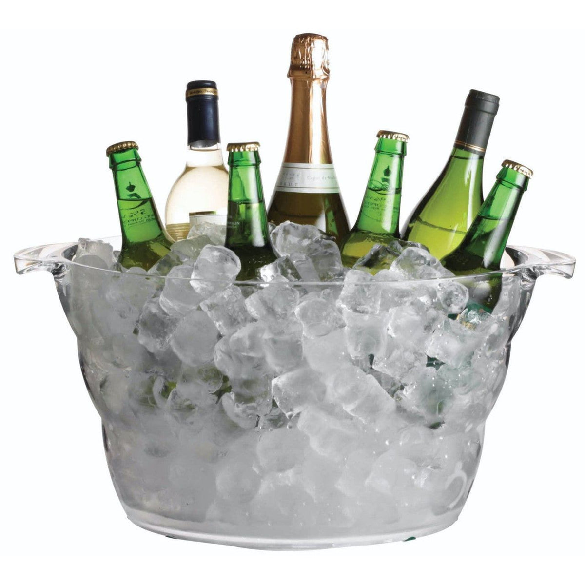 Barcraft Extra Large Acrylic Drinks Pail with Handles - Home Deco London
