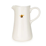 Large Decorative Ceramic Jug with Bee Design White - Home Deco London