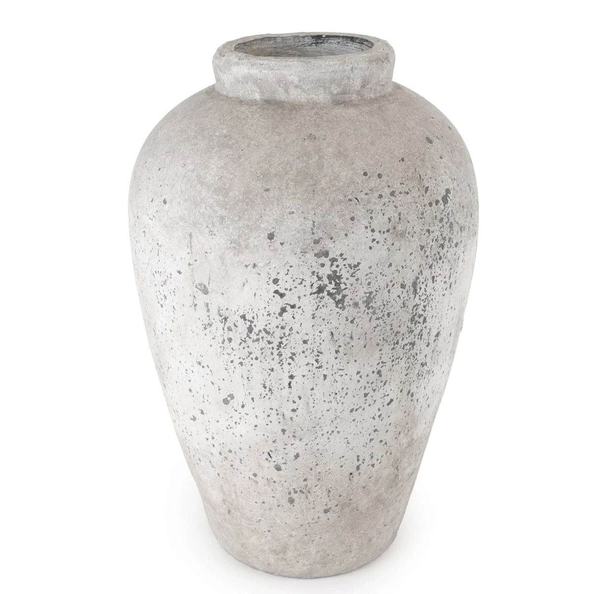 Medium Urn Vase - Rustic Stone Design 37.5cm - Home Deco London