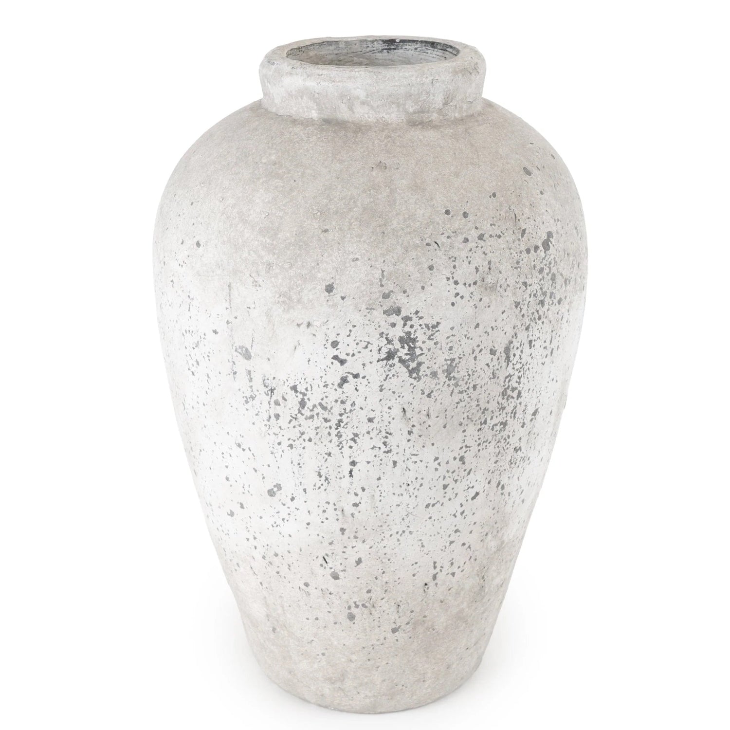 Medium Urn Vase - Rustic Stone Design 37.5cm - Home Deco London